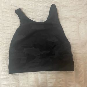 Lululemon Wunder Train Long-Line Bra Camo Size 4